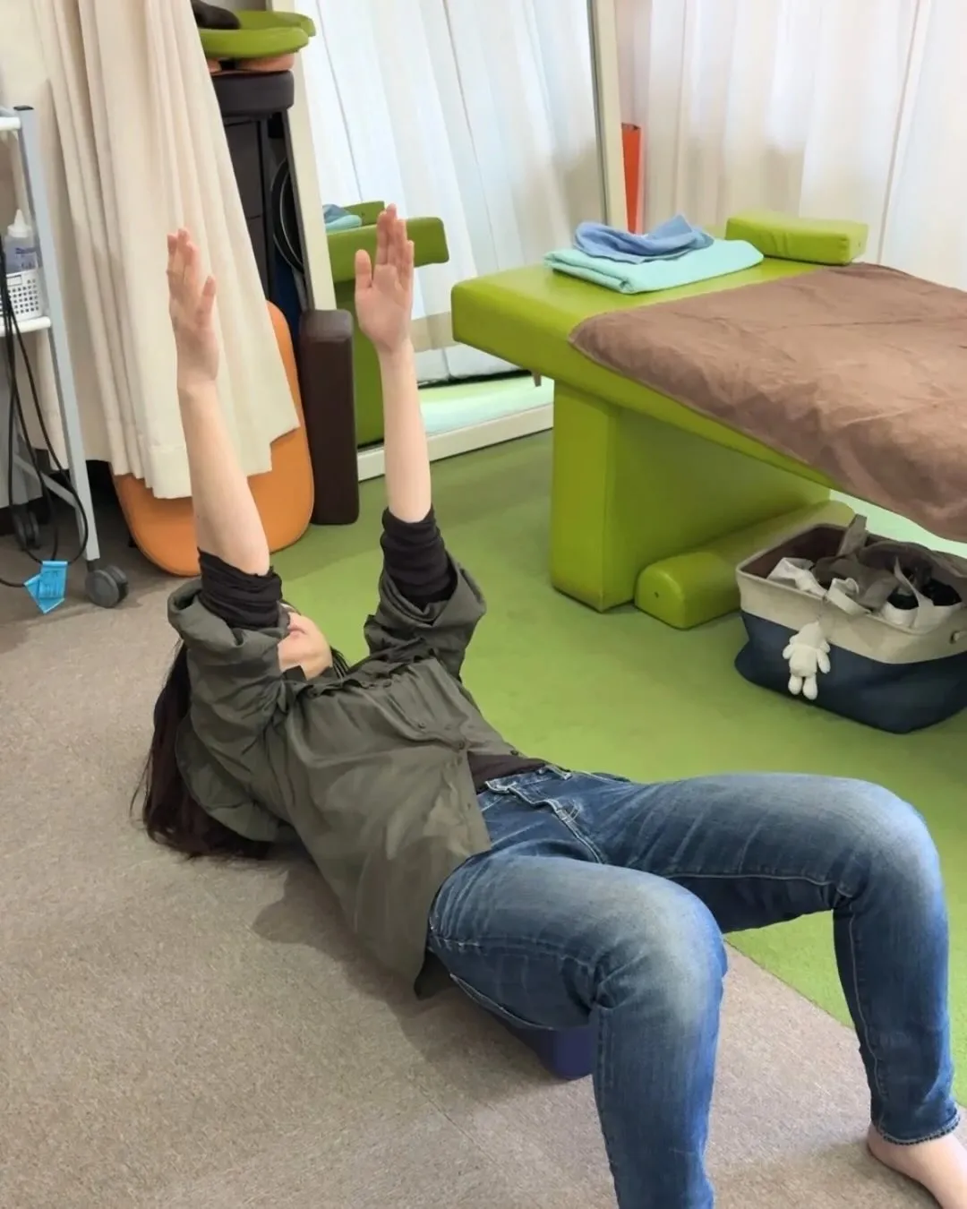 【デスクワークでガチガチだった肩が…😳】