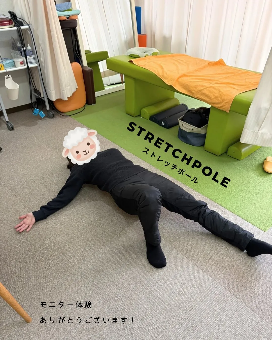 本日も「ストレッチポール」をご体験いただきました✨