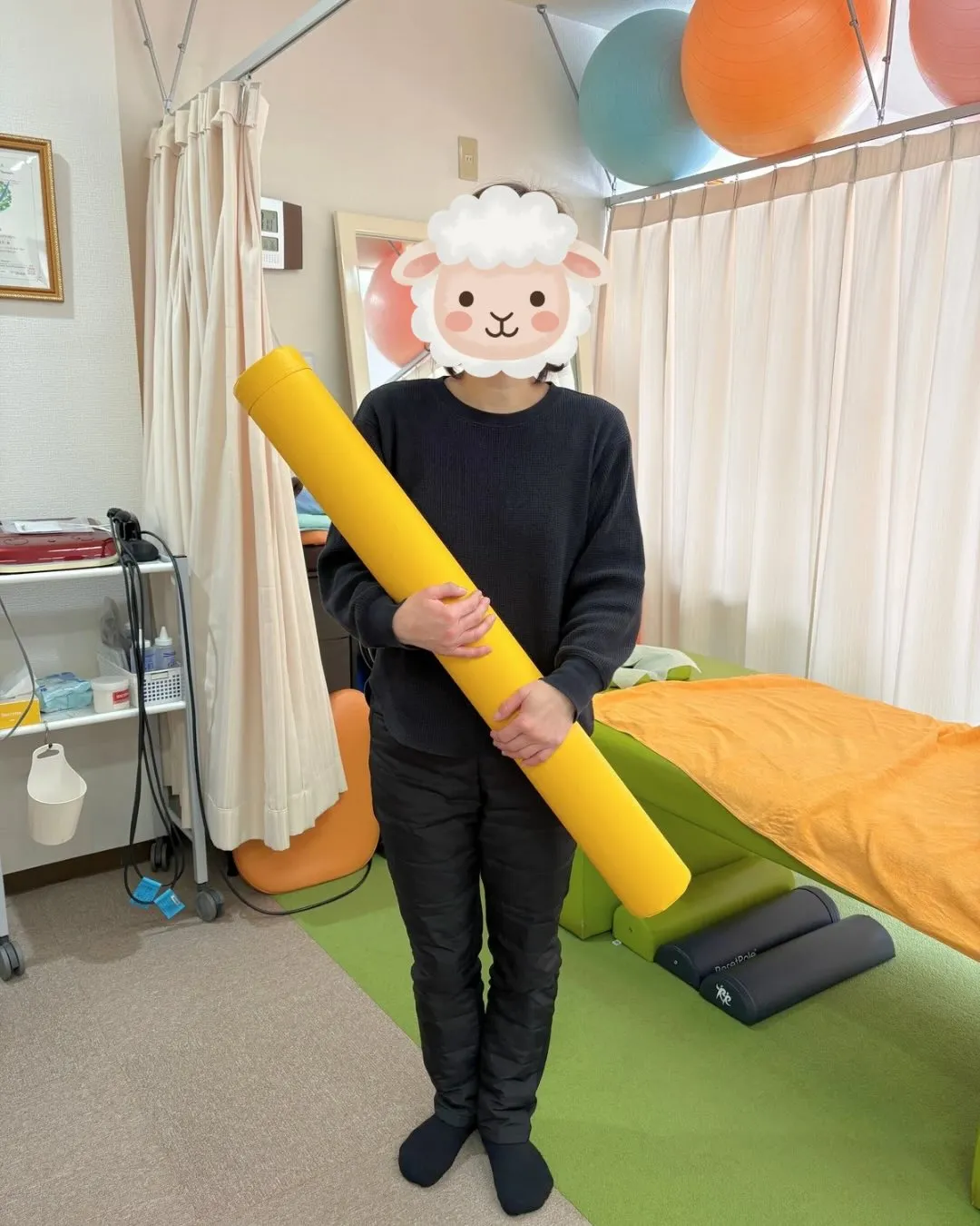 本日も「ストレッチポール」をご体験いただきました✨